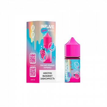 Ар INFLAVE BUBBLE SALT "Кислый Розовый лимонад" 30-20