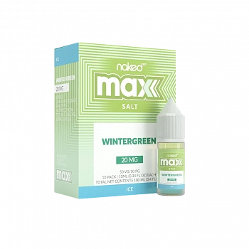 Ар Naked MAX SALT Ice Wintergreen 10-20