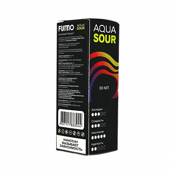 Ар Fummo Aqua Sour SALT "Клубника с Кислой Малиной" 30-20